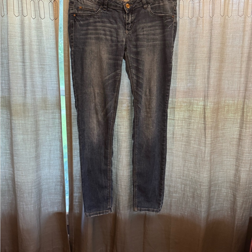 Garage Women’s Dark Blue Straight Leg Strech Jeans